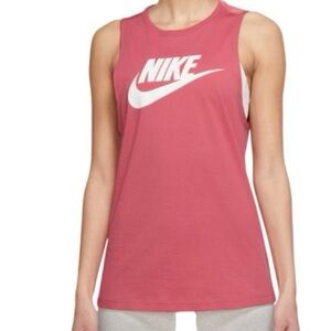 Pink The Nike Tee sleeveless top